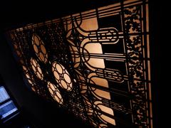 Dining room ceiling light in Frank Lloyd Wright's Home