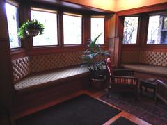 Lounge in Frank Lloyd Wright's Home in Oak Park