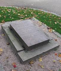 Jacob Simelius's gravestone in Helsinki