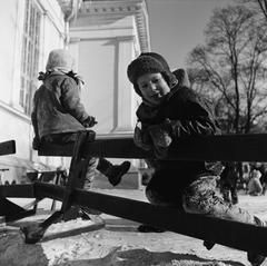 Children playing in Old Church Park