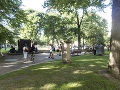 Pokemon hunt in Old Church Park, Helsinki