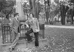 Seppo Valjakka and Hans Selo in Old Church Park, Helsinki