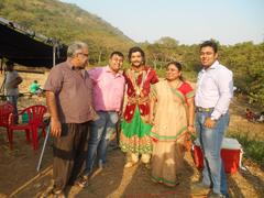 Ssharad on set of Maharana Pratap shooting Chetak promo