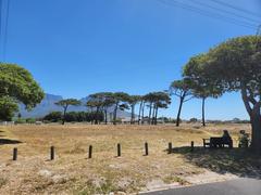 Rondebosch East Common with Table Mountain and Devils Peak in the background