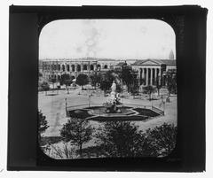 Esplanade Charles-de-Gaulle in Nîmes, late 19th century