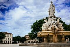 Fontaine Pradier in Nîmes, France