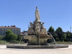 Fontaine Pradier in Nîmes, France