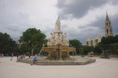 Fontaine Pradier in Nîmes, France