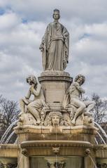 Fountain of the Esplanade in Nîmes