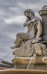 Fountain of the Esplanade in Nimes