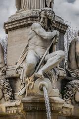 Fountain of the Esplanade in Nîmes