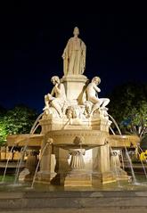 Fontaine Pradier in Esplanade Charles de Gaulle, Nimes