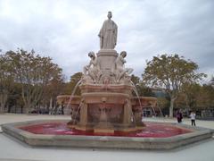 La fontaine Pradier in Nîmes