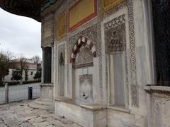 Panoramic view of the Hagia Sophia and Blue Mosque in Istanbul