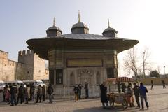 Panoramic view of Istanbul featuring historical buildings and the Bosphorus