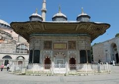 Fountain of Ahmed III near Ayasofya, Istanbul