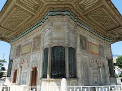 Fountain of Ahmed III near Ayasofya in Istanbul