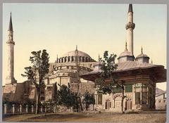 Mosque of St. Sophia and Ahmed III fountain in Istanbul