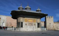 Fountain of Ahmed III in Istanbul, Turkey