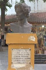 Bust of Lola Mora in San Miguel de Tucuman, Argentina