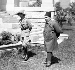 King Fuad I of Egypt with Prince of Wales Edward VIII in 1932