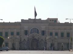 Entrance of Abdeen Palace in Cairo, Egypt