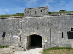 Entrance of Fort Liédot on Ile d'Aix