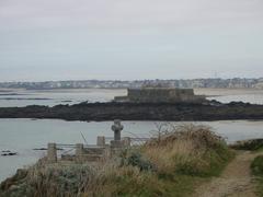 French writer Chateaubriand's grave in Saint-Malo