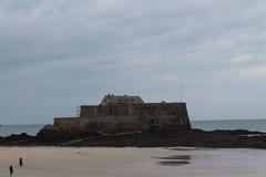 Fort National in Saint-Malo at sunset