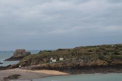 Fort National in Saint-Malo on a clear day