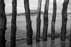 Breakwaters in St Malo, France