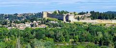 Villeneuve-Les-Avignon medieval town view