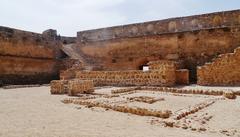 Inner Courtyard of Arad Fort in Arad, Bahrain