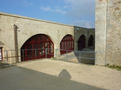 inner courtyard of the Semaphore building in Fouras, classified as a historical monument in France