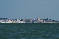 Fouras view from Aix Island