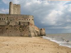 Fort Vauban in Fouras, France against a coastal backdrop