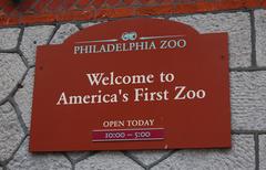 Philadelphia Zoo welcome sign