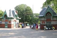 Philadelphia Zoo entrance in Philadelphia, Pennsylvania