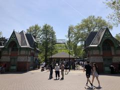 The main entrance of the Philadelphia Zoo in Philadelphia, Pennsylvania