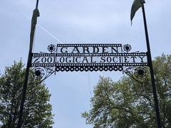 Sign over the main entrance of the Philadelphia Zoo