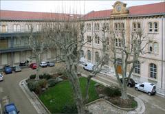 Inner courtyard of the CICRP in Marseille