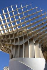 Detail of Parasol Metropol structure in Seville