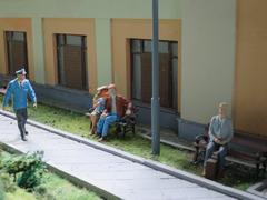 Model railway exhibit at Wrocław Świebodzki station