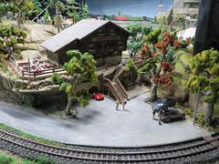 Model train exhibit at Kolejkowo in Wrocław's Świebodzki station