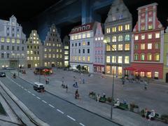 Model train display at Kolejkowo in Wrocław Świebodzki station