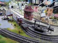 Model railway exhibition at Kolejkowo in Wrocław Świebodzki station during Railway Wikiexpedition 2015