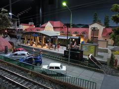 Model train display at Kolejkowo in Wrocław Świebodzki station