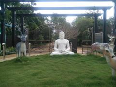 Jain Tirthankara statue at Mahavir Harina Vanasthali National Park