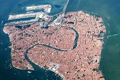 Aerial view of Venice, Italy