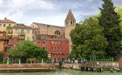 Rio and chiesa di San Vidal viewed from Grand Canal